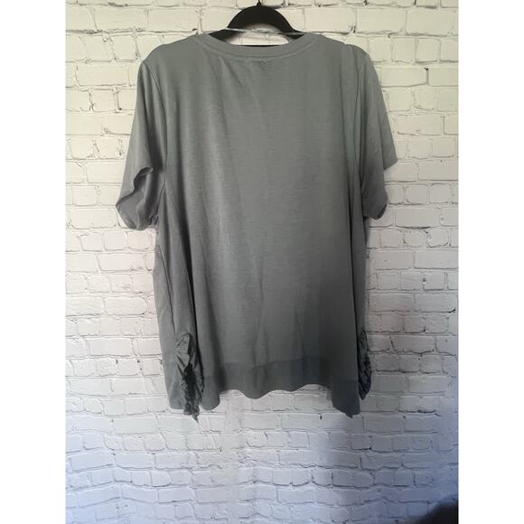 Cupio Plus Size Light Blue Blouse Size 3x - Picture 3 of 3